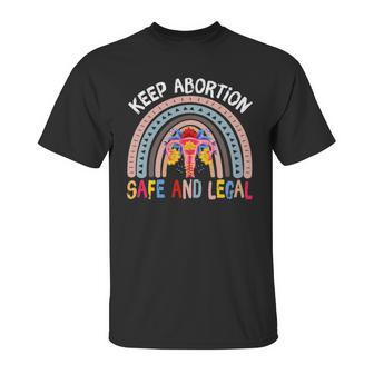 Keep Abortion Safe And Legal My Uterus My Choice Feminist Unisex T-Shirt | Favorety AU