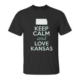 Keep Calm And Love Kansas State Unisex T-Shirt | Favorety DE