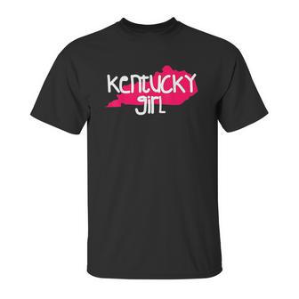 Kentucky Girl I Love Kentucky State Home Unisex T-Shirt | Favorety