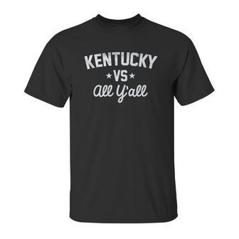 Kentucky Versus All Yall Collegiate Unisex T-Shirt | Favorety AU