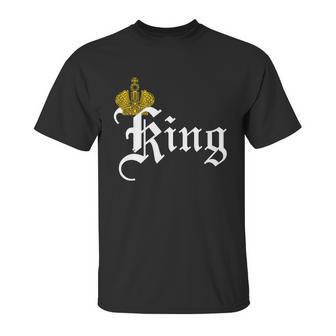 King Crown Old English Logo Unisex T-Shirt | Favorety UK