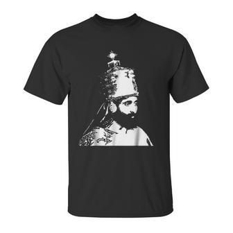 The King Stands Haile Selassie Crown Unisex T-Shirt | Favorety DE