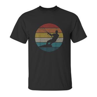 Kitesurfing Kiteboarding Kitesurf Vintage Kite Surfer Gift Unisex T-Shirt | Favorety UK