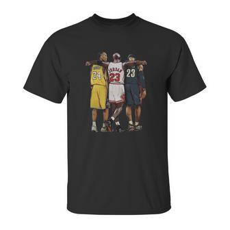 Kobe Bryant X Michael Jordan X Lebron James T-Shirt Unisex T-Shirt | Favorety CA