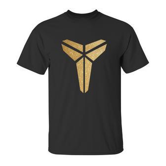 Kobe Logo Gold Glitter Unisex T-Shirt | Favorety UK