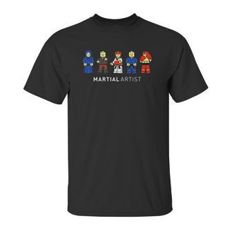 Korea Taekwondo Martial Arts Lego Unisex T-Shirt | Favorety