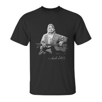 Kurt Cobain Unplugged Unisex T-Shirt | Favorety AU