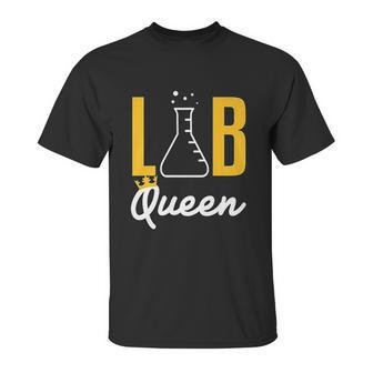 Lab Tech Queen Med Technician Funny Gift Supervisor Coworker Unisex T-Shirt | Favorety