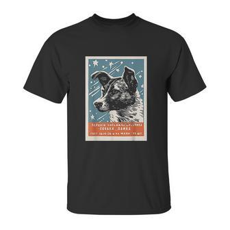 Laika Space Dog Product Vintage Cccp Soviet Russia Ussr Unisex T-Shirt | Favorety UK