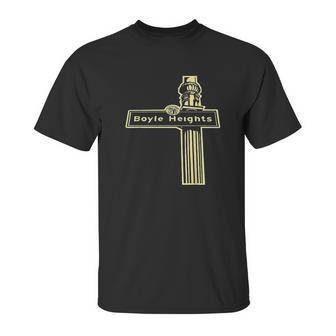 Lamp Post Boyle Heights Street Sign Street Unisex T-Shirt | Favorety AU