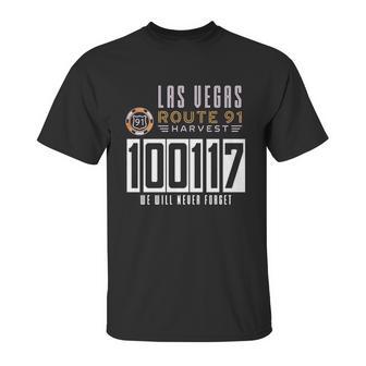 Las Vegas Shooting Route 91 Harvest Commemorate 100117 Shirt Hoodie Sweater Longsleeve T-Shirt Unisex T-Shirt | Favorety UK