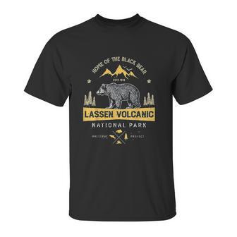 Lassen Volcanic National Park California Bear Unisex T-Shirt | Favorety AU