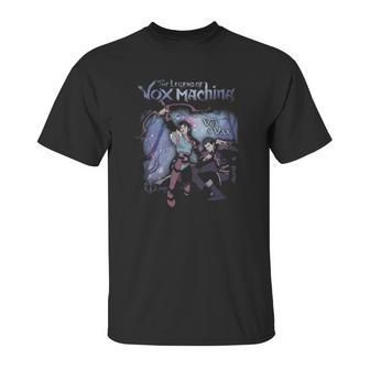 The Legend Of Vox Machina Vex And Vax Forest Scene Unisex T-Shirt | Favorety DE