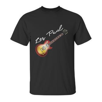 Les Paul Gibson Electric Guitar Unisex T-Shirt | Favorety