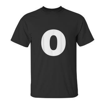 Letter O Capital Alphabet Monogram Initial Unisex T-Shirt | Favorety UK