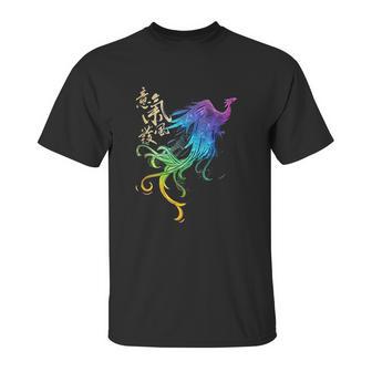 Live Action Phoenix Watercolor Unisex T-Shirt | Favorety DE