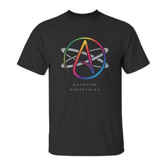 Logo Atom Symbol Question Everything Unisex T-Shirt | Favorety DE