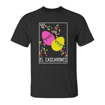 Loteria Easter Tee El Cascarones Confetti Eggs Mexican Unisex T-Shirt | Favorety CA