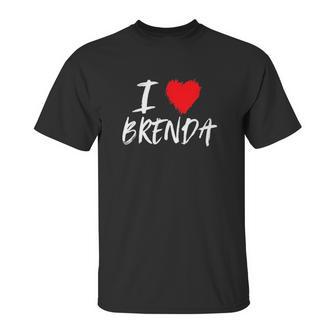 I Love Brenda Heart Unisex T-Shirt | Favorety UK