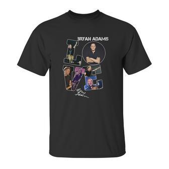 Love Bryan Adams Signature Unisex T-Shirt | Favorety