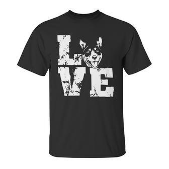 Love Dog Australian Kelpie Unisex T-Shirt | Favorety DE