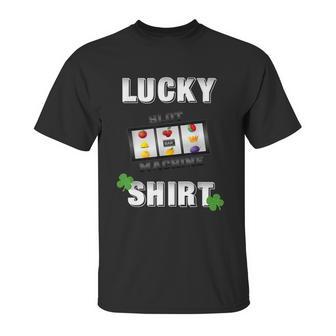 Lucky Slot Machine Casino Gambling Tshirt Darks Unisex T-Shirt | Favorety UK