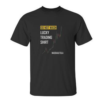 Lucky Trading Tesla Stock Do Not Wash Bull Market Unisex T-Shirt | Favorety DE