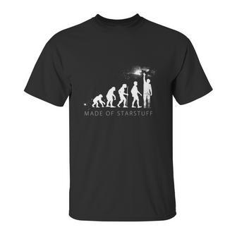 We Are Made Of Star Stuff Space Evolution Carl Sagan Reddit Man Galaxy Unisex T-Shirt | Favorety