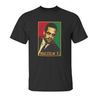 Malcolm X Retro Polo Unisex T-Shirt | Favorety AU