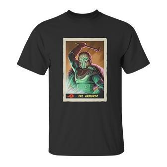 The Mandalorian The Armorer Trading Card Unisex T-Shirt | Favorety CA