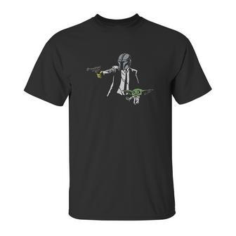 The Mandalorian And Baby Yoda Unisex T-Shirt | Favorety