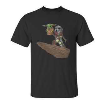 The Mandalorian Boba Fett Baby Yoda Unisex T-Shirt | Favorety CA