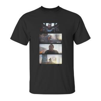 The Mandalorian Moff Gideon Lands With Darksaber Unisex T-Shirt | Favorety AU