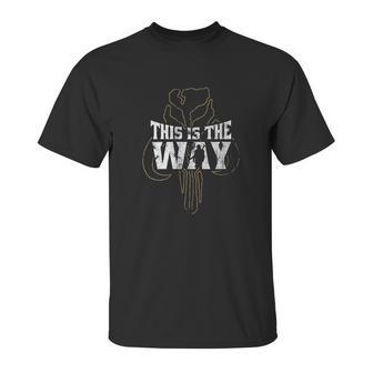 The Mandalorian This Is The Way Mythosaur Overlay Unisex T-Shirt | Favorety DE