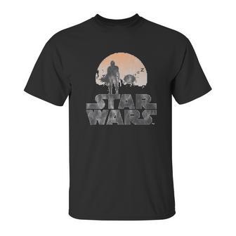 The Mandalorian Sleeping Child Silhouette Unisex T-Shirt | Favorety UK