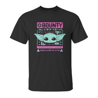 The Mandalorian Wanted Bounty Unisex T-Shirt | Favorety AU