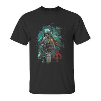 Mandalorian Warrior Graphic Unisex T-Shirt | Favorety