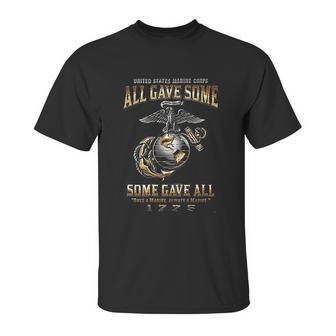 Marine Corps Polo Usmc Marine Corps All Gave Some Unisex T-Shirt | Favorety