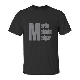 Martin Malcolm Medgar African American Afrocentric Unisex T-Shirt | Favorety