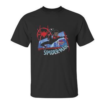 Marvel Spider-Man Into The Spider-Verse Miles Kick Unisex T-Shirt | Favorety