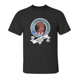 Melville Clan Badge Scottish Clan Badges Unisex T-Shirt | Favorety