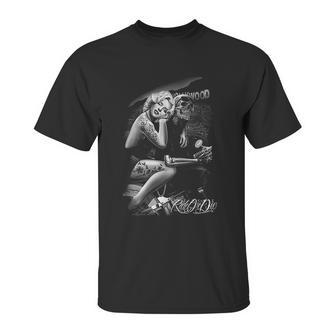 Mens David Gonzales Art Dga Hollywood Homegirl Ride Or Die Unisex T-Shirt | Favorety AU