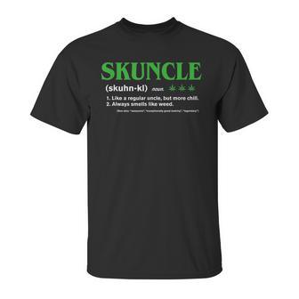 Mens Skuncle Definition - Funny Gift For Marijuana Weed Fun Uncle T-Shirt Unisex T-Shirt | Favorety AU