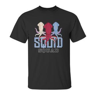 The Mighty Squid Squad Octopus Gift Unisex T-Shirt | Favorety UK