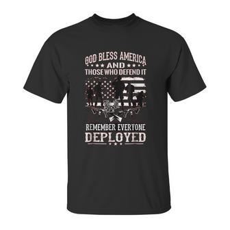 Military Wear Red On Fridays Until They All Come Home Unisex T-Shirt | Favorety UK