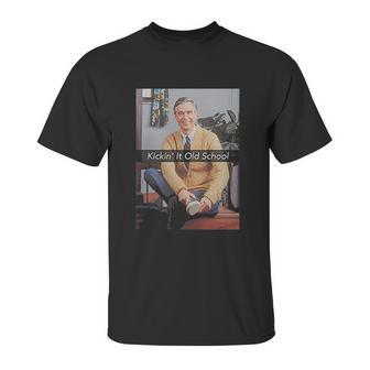 Mister Rogers Kickin It Old School Official Fitted T-Shirt Unisex T-Shirt | Favorety