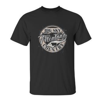 Montana Mt Big Sky Country Souvenir Unisex T-Shirt | Favorety