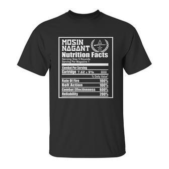 Mosin Nagant Nutrition Facts Unisex T-Shirt | Favorety AU