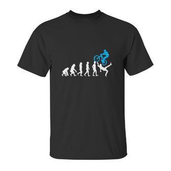 Mountain Bike Evolution Mtb Cyclist Funny Biker Unisex T-Shirt | Favorety AU