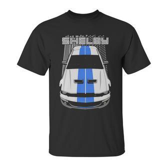 Mustang Shelby Gt500 2007 2009 White Unisex T-Shirt | Favorety AU